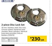 Cobolt 2 Piece Disc Lock Set 70mm-Per PK