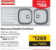 Franke Nouveau Double End Bowl-1160mm X 460mm