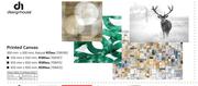 Designhouse Printed Natural Canvas 300mm x 300mm-Each