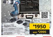 Ryobi 18V 13mm Li-Ion Impact Driver Drill Kit CLD-1860K