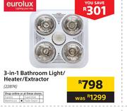 Eurolux 3 In 1 Bathroom Heater Installation 2025 www.alhudapk