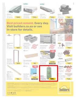 Builders KZN & EL : The Best Deals On The Widest Range (23 July - 18 Aug 2019), page 16