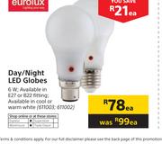 Eurolux Day/Night LED Globes-Each