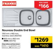 Franke Nouveau Double End Bowl-1160mm X 460mm