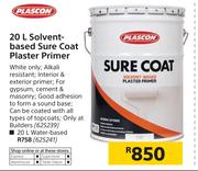 Plascon 20Ltr Water Based Sure Coat Plaster Primer