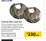 Cobolt 2 Piece Disc Lock Set 70mm-Per PK