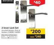 Dortello 2 Lever Lock Set