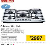Goldair 5-Burner Gas Hob GSGH-500