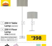 Radiant 230V Floor Lamp