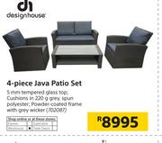Design House 4 Piece Java Patio Set