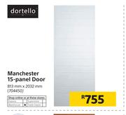 Dorteelo Manchester Semi Exterior Door 813mm X 2032mm