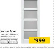 Door Tec Kansas Door 2032mm X 813mm X 400mm