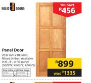 Solid Doors Panel Door 2032mm X 813mm