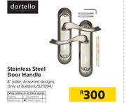 Dortello Stainless Steel Door Handle 