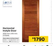 Lotus Horizontal Instyle Door 2032mm X 813mm