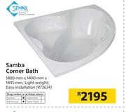 Sphinx Samba Corner Bath-1400mm X 1400mm X 1445mm