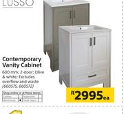 Lusso Contemporary Vanity Cabinet-600mm Each