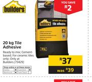 Builders 20Kg Tile Adhesive