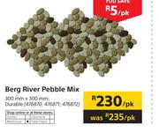 Berg River Pebble Mix 300mm x 300mm-Per Pack