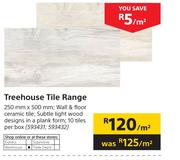 Treehouse Tile Range 250mm X 500mm-Per Sqm