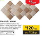 Porcelain Mosaic 300mm x 300mm-Per Pack
