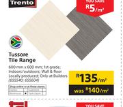 Trento Tussore Tile Range 600mm X 600mm-Per Sqm