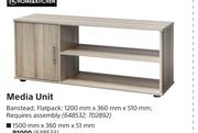 Home & Kitchen Media Unit 1500mm x 360mm x 51mm