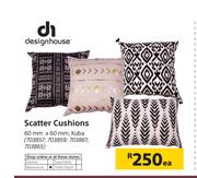 Design House Scatter Cushions Kuba 60mm x 60mm-Each