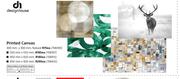 Designhouse Printed Natural Canvas 650mm x 920mm-Each