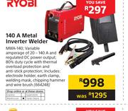 Ryobi 140A Metal Inverter Welder MMA-140
