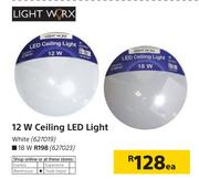 Light Worx 18W Ceiling LED Light White