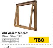 WD1 Wooden Window-595mm x 595mm