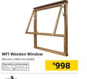 WF1 Wooden Window-945mm X 900mm