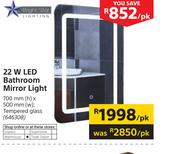 Bright Star Lighting 22W LED Bathroom Mirror Light-700mm(h) x 500mm(w)