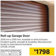 Roll-up Garage Door 2500 mm x 2100 mm