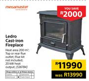 1 Megamaster Ledro Cast-Iron Fireplace