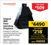 Megamaster Segura 800 Free-Standing Fireplace