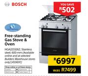 Bosch Free Standing Gas Stove & Oven HGA223326Z
