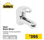 Builders Style Basin Mixer