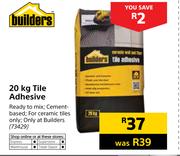 Builders 20Kg Tile Adhesive