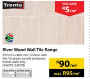 Trento River Wood Wall Tile Range-250mm x 400mm Per Sqm