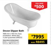 Devon Slipper Bath-1680mm x 700mm