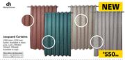 Design House Jacquard Curtains 2300mm x 2230mm-Each