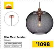 Radiant Wire Mesh Pendant