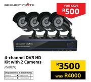 Securitymate 4-Channel DVR HD Kit With 2 Cameras