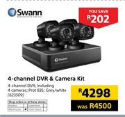 Swann 4-Channel DVR & Camera Kit