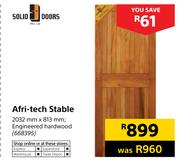 Solid Doors Afri-Tech Stable 2032mm x 813mm Engineered Hardwood