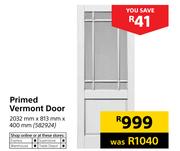 Primed Vermont Door 2032mm x 813mm x 400mm