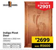 Solid Doors Indigo Pivot Door 1200mm x 2032mm