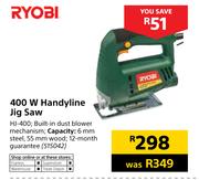 Ryobi 400W Handyline Jig Saw HJ-400